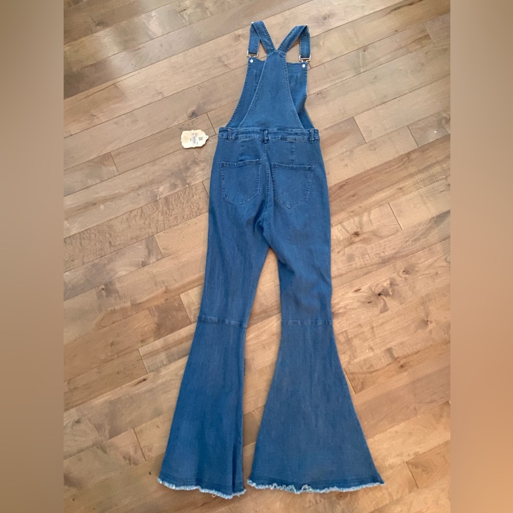 Flare Jeans Overalls Size M BRAND NEW (Altar’d State)